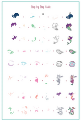 You, Me, and the Sea (CjS-277)  - Clear Jelly Stamping Plate